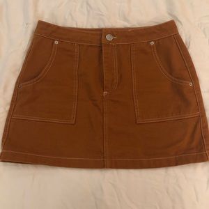 BDG Utility mini-skirt in Carhart golden color